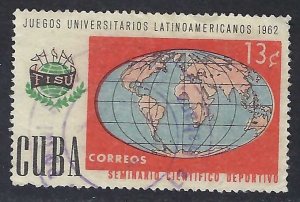 Cuba 756 VFU MAP R786-1