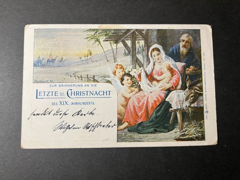 1899 Judaica Turkey Postcard Cover Jerusalem to Braunschweig Germany Letzte