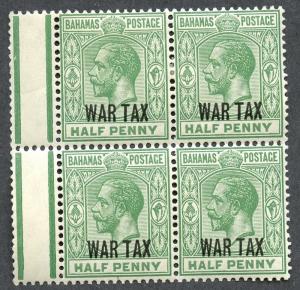 Bahamas - Scott # MR6, World War I - War Tax stamp,  2019 SCV $9.00