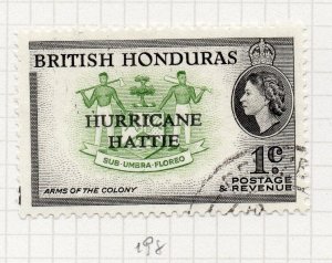 British Honduras 1962 Issue Fine Used 1c. Optd NW-207858