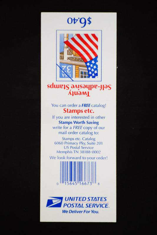 US Stamp SC# 2920C Date Booklet Pane