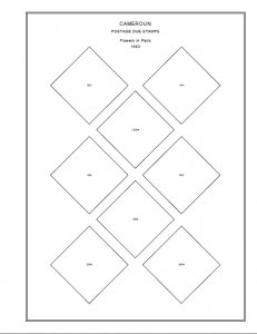 CAMEROUN STAMP ALBUM PAGES 1863-2011 (168 PDF digital pages)