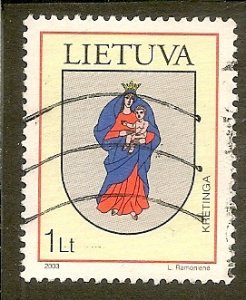 Lithuania   Scott 737  Arms   Used