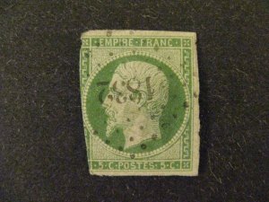 France #13 used thin a22.6 3780