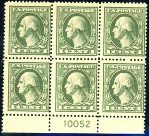 536 MINT Plate Block F-VF OG Very LH  Cat$250