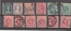 Natal  Used Old  Selection of 12 Stamps. Some Duplication. #02 NATALOT