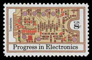 PCBstamps   US #1501 8c Electronics - Transistors, MNH, (27)