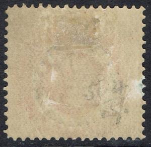 VICTORIA 1901 QV POSTAGE 5/- WMK V/CROWN PERF 12.5 