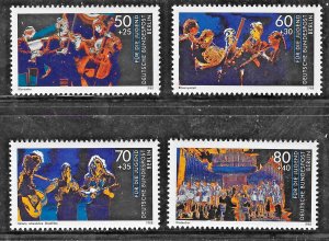 Germany - Berlin (1988) - Scott # 9NB257 - 9NB260,  MNH