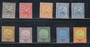 GRENADA # 68-76 VF-MLH SHIPS TO 5sh