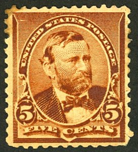 U.S. #223 MINT OG HR