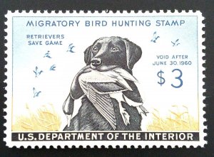 Scott #RW26 - VF - $3 Multicoloured - Hunting Permit Stamp - MNH - 1959