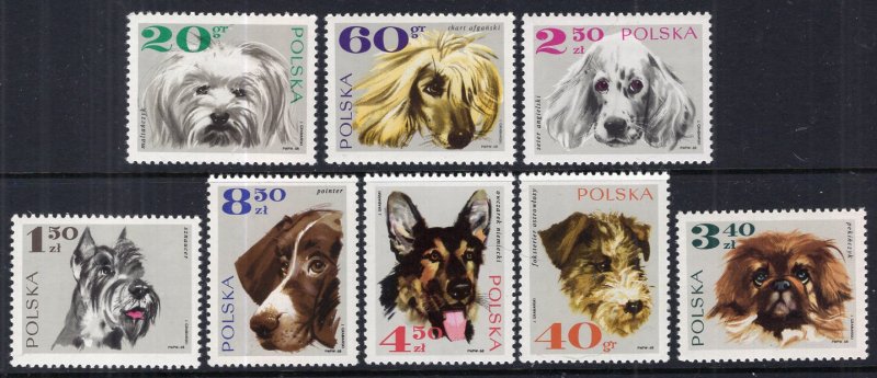 Poland 1636-1643 Dogs MNH VF