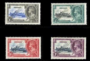 Grenada #124-127S (SG 145-148s) Cat£100, 1935 Silver Jubilee, set of four, p...