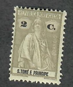 St. Thomas & Prince Islands #200 Mint Hinged single