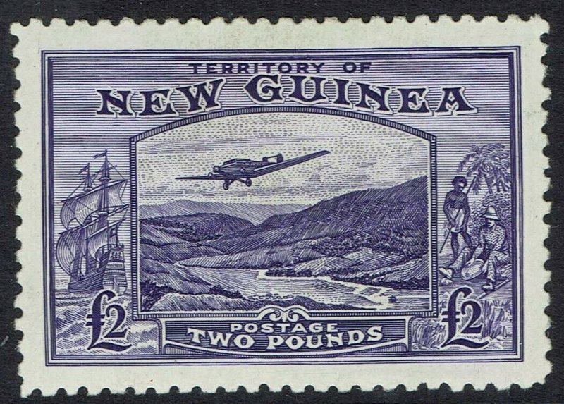 NEW GUINEA 1935 BULOLO AIRMAIL 2 POUNDS 