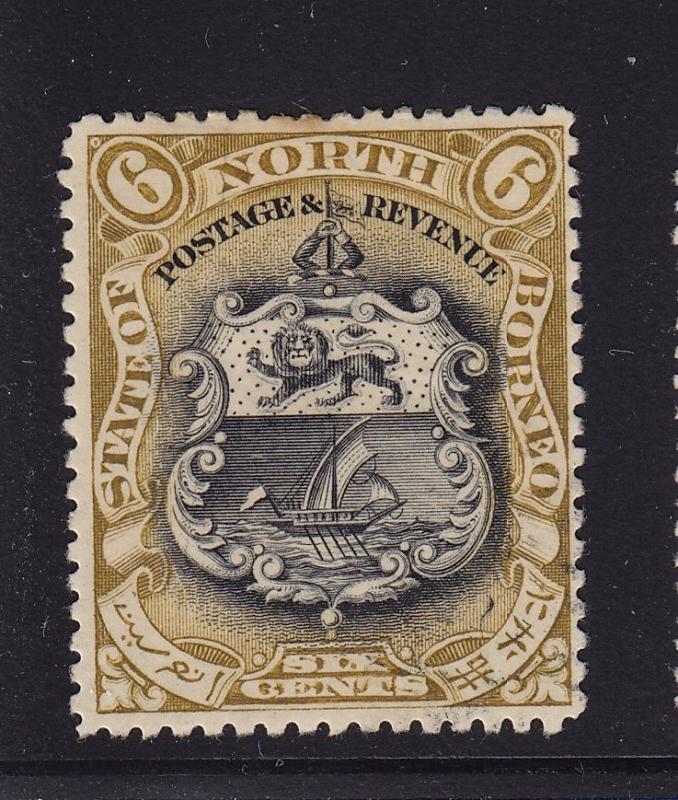 North Borneo Scott # 84 VF OG mint previously hinged cv $ 45 ! see pic !