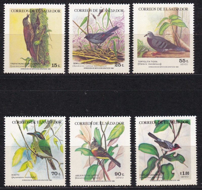 El Salvador, Fauna, Birds MNH / 1984