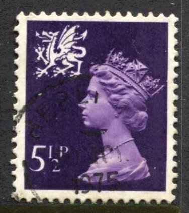 STAMP STATION PERTH Wales #WMH6 QEII Definitive Used 1971-1993