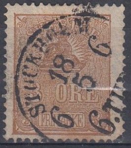 Sweden Scott 13 Used Faulty - 1862-9 Issue