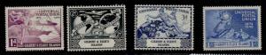 Gilbert & Ellice ISlands Sc 56-9 1949 UPU stamp set mint