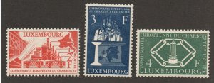 Luxembourg - Sc# 315 - 317 MLH       -        Lot 0124306