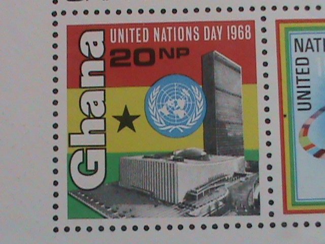 GHANA STAMP:1967-SC#314A  UNITED NATION DAY IMPERF: MNH - S/S SHEET