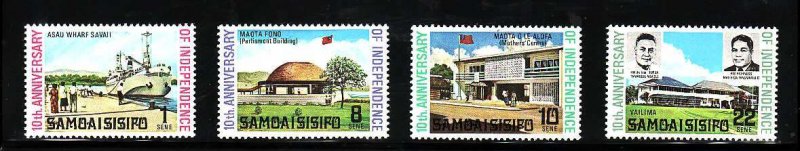 Samoa-Sc#357-60- id7-unused NH set-Independence-1972-