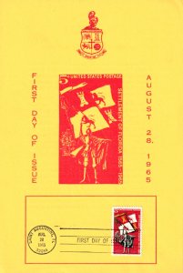 USPS FDC Ceremony Program #1271 C1 Florida Settlement 400th St Augustine 1965