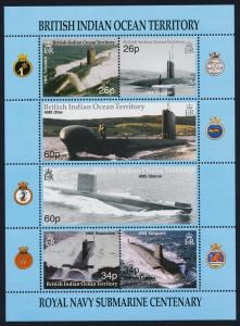 British Indian Ocean Terr 230 MNH Submarines