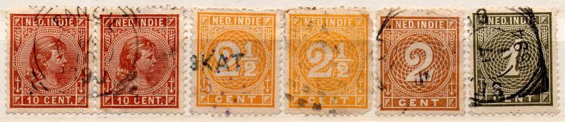 (I.B) Netherlands Indies Postal : Definitives Collection