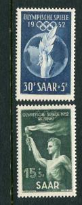 Saar #B89-90 MNH