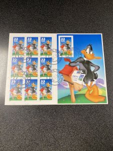 3306 Daffy Duck Of Bugs Bunny First Day Issued Stamp