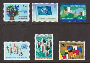 United Nations Vienna  #1-6  MNH  1979