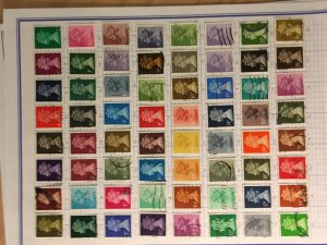 Collection of Great Britain stamps