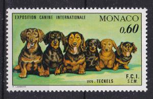 Monaco 1017 MNH 1976 Intl. Dog Show