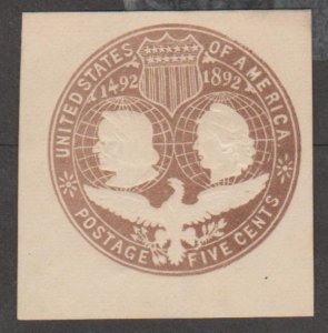 U.S. Scott #U350 Embossed Envelope - Mint Single