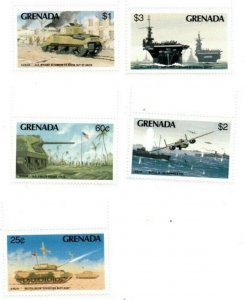 Grenada - 1990 - World War Two - Set Of 5 Stamps - MNH