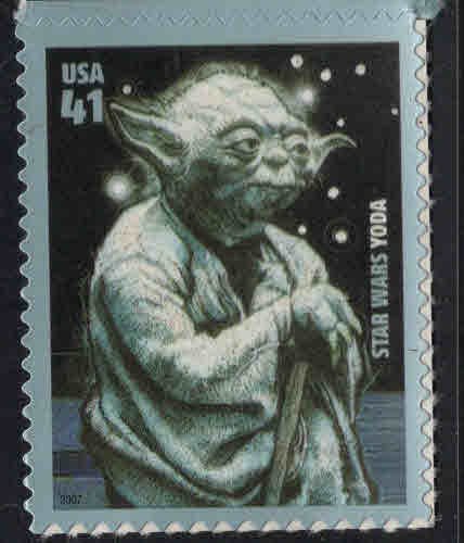 USA Scott 4205 Yoda self adhesive stamp Star Wars
