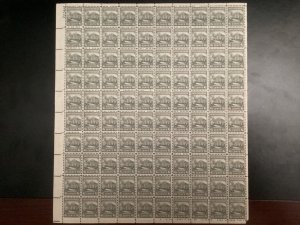U.S. #809 MNH Full Sheet VF centering 4-1/2 cent White House