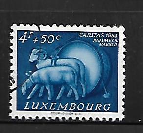 LUXEMBOURG, B184, USED, SHEEP AND BASS DRUM