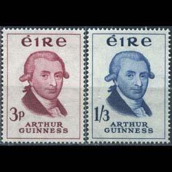 IRELAND 1959 - Scott# 171-2 Guinness Brewery Set of 2 NH