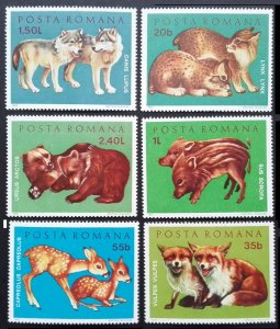 1972 Romania 3005-3010 Fauna