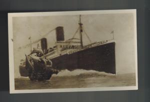 1926 Bremen Germany Postcard of Columbus Ship Cover to USA