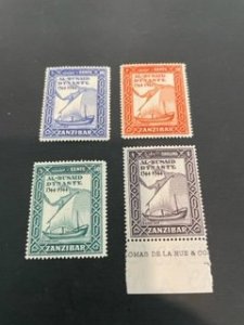 Zanzibar sc 218-221 MNH comp set