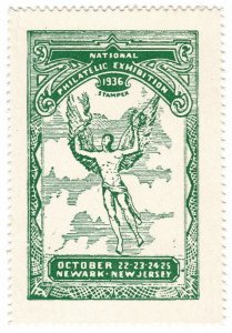 (I.B) US Cinderella : National Philatelic Exhibition (Newark 1936)