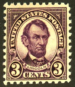 U.S. #584 MINT OG LH