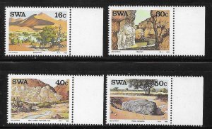South West Africa 1988 Historic Sites Sc 598-601 MNH A1875