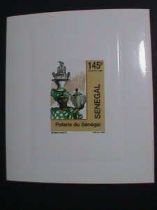 ​SENEGAL STAMP:1989-SC#832  WOMAN CARRYING POTTERY- DELUXE PROOF-SHEET