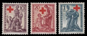 Liechtenstein B15 - B17 MNH